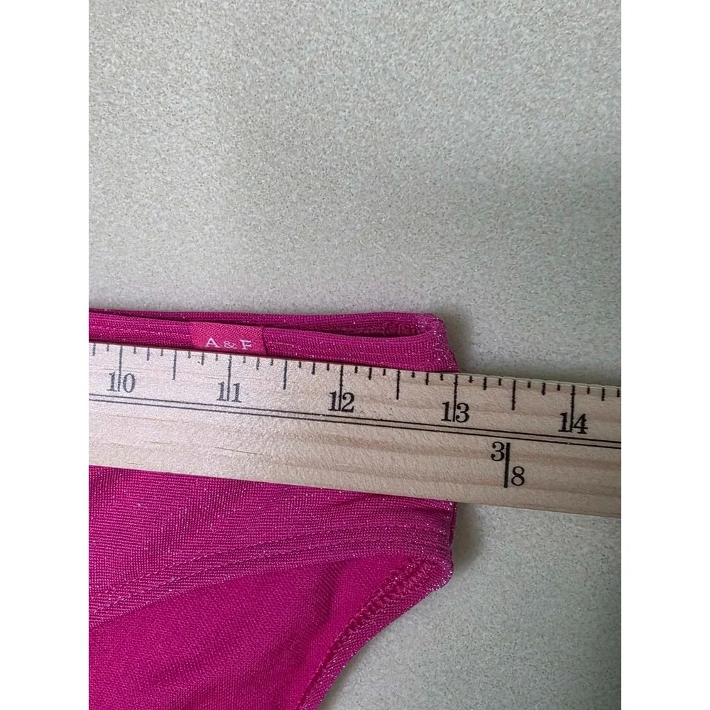 Abercrombie‎ & Fitch Kids Girls Pink Swim Bikini Bottoms Size 13 / 14 NWT